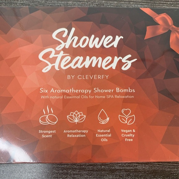 Shower Steamers Bombs by Cleverfy Six Aromatherapy Shower Bombs Essential Oils - Picture 2 of 5